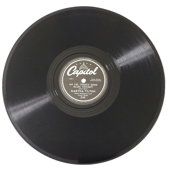 78 Pop MARTHA TILTON Ah Yes, There's Good Blues Tonight CAPITOL 244 E - Picture 3 of 5